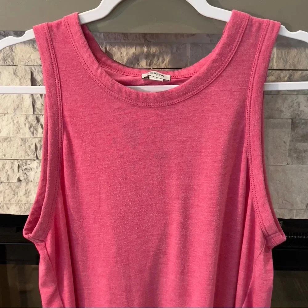J Crew Large pink shirt with open back
